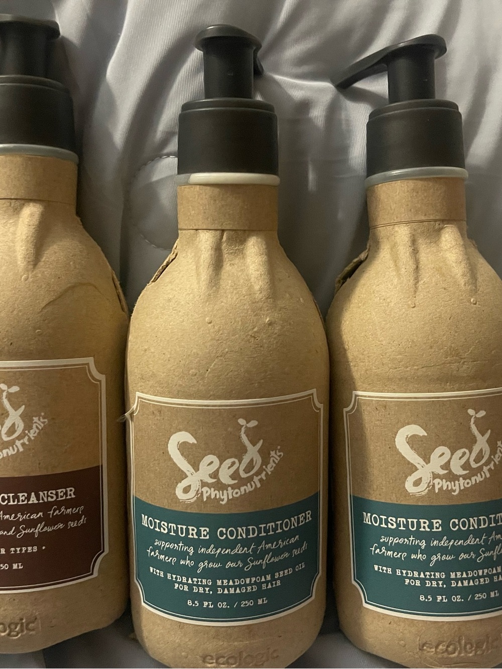 2 Moisture Conditioner in Brown Bottle - Hydrating 1 hair cleanser